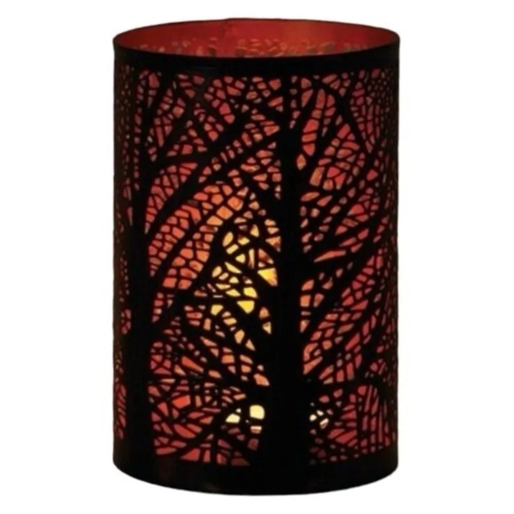 Noah's Ark Copper Plated Metal Lantern Candle Holder 5.75